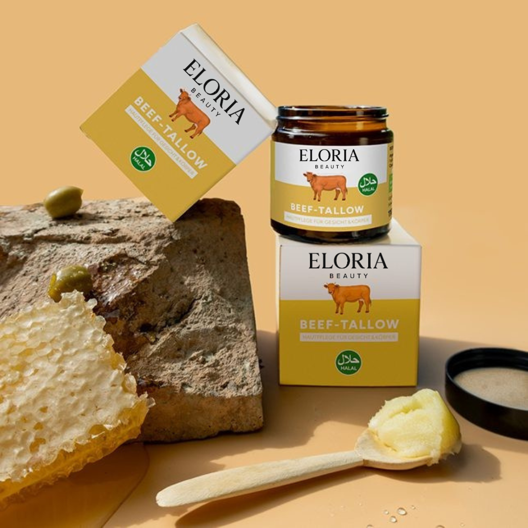 Beef Tallow Creme, Rindertalg Skincare, Halal, 110ml