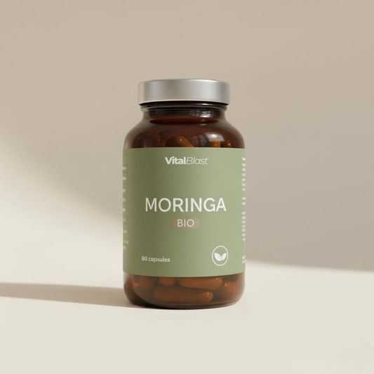 Moringa Pura de Hoja Fuente de Nutrientes y Antioxidantes 90 Cápsulas