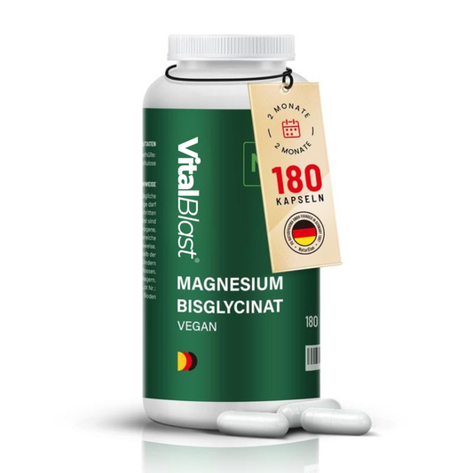 Magnesium Bisglycinat Kapseln - 180 Kapseln/Magnesium Glycinat 270 Kapseln
