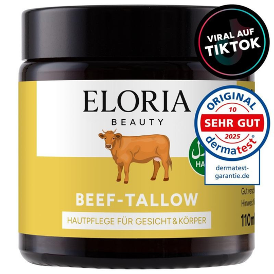 Beef Tallow Creme, Rindertalg Skincare, Halal, 110ml