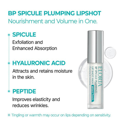 BP Spicule Plumping LIP Shot - Maxi | Lip Plumper Volumizing Non-Sticky Glossy Lip Plumper