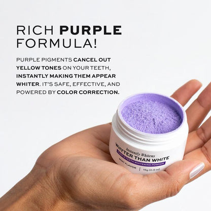 Purple Teeth Whitening Powder