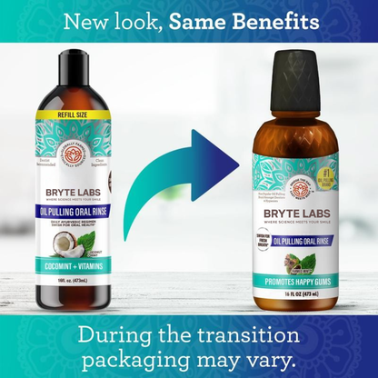 16oz Refill Bottle - Cocomint Pulling Oil with 7 Essential Oils & Vitamins D, E & K2