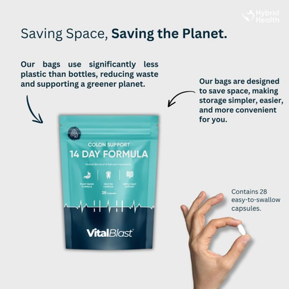 Colon & Gut Support | 14 Day Formula | Food Supplement