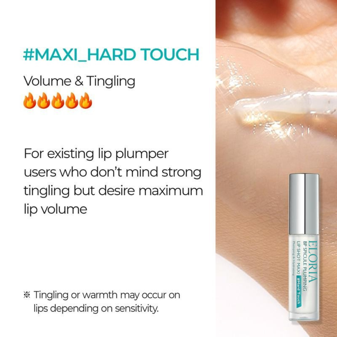 BP Spicule Plumping LIP Shot - Maxi | Lip Plumper Volumizing Non-Sticky Glossy Lip Plumper