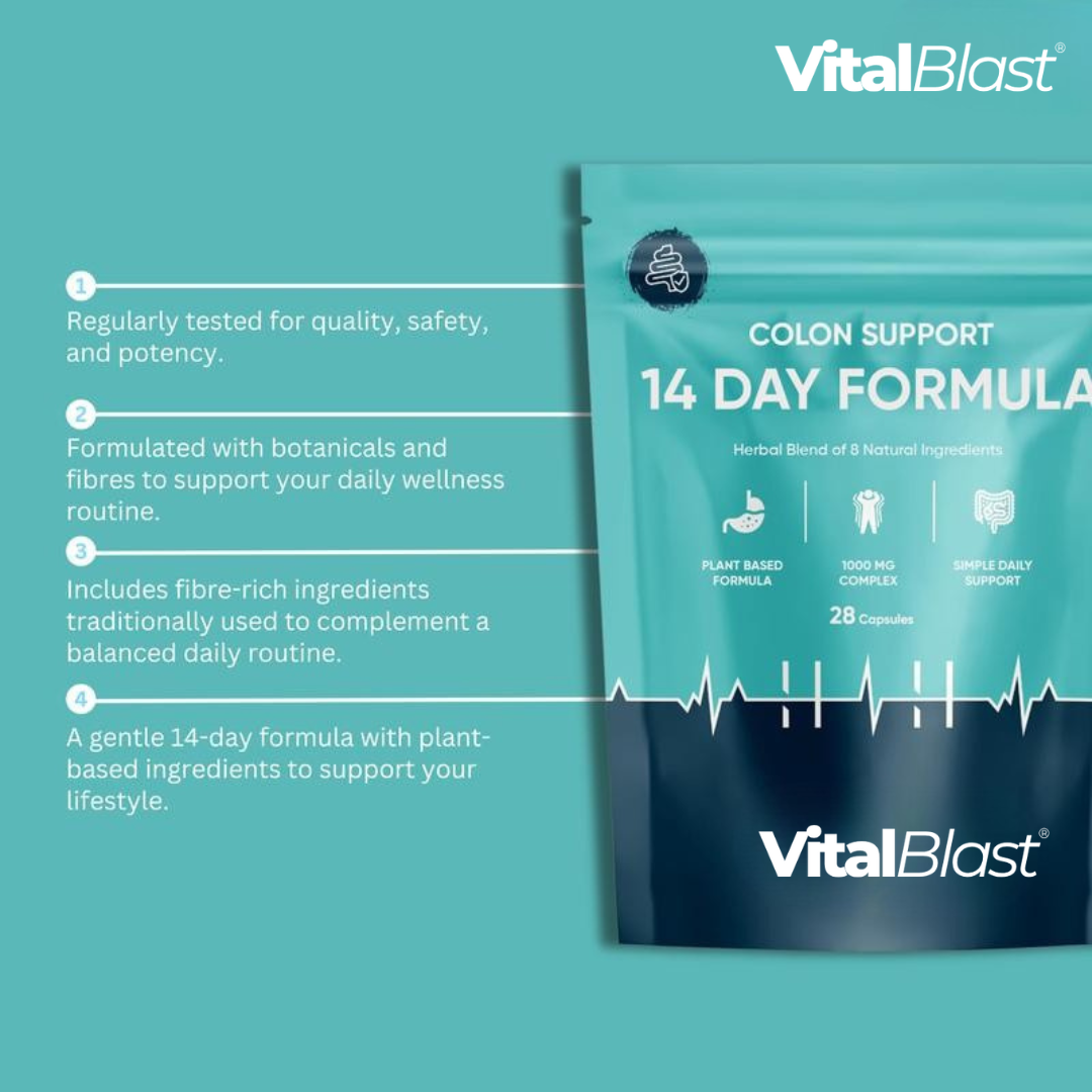 Colon & Gut Support | 14 Day Formula | Food Supplement