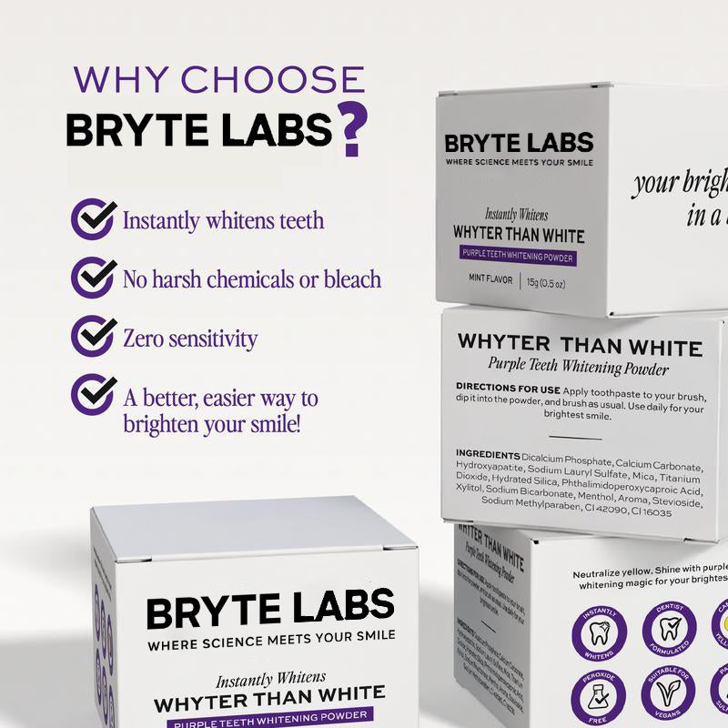 Purple Teeth Whitening Powder