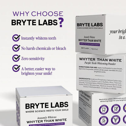 Purple Teeth Whitening Powder