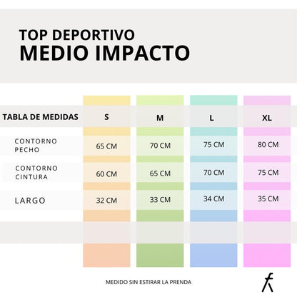 Top Deportivo de Medio Impacto - SB001 - Soporte, Estilo y Comodidad