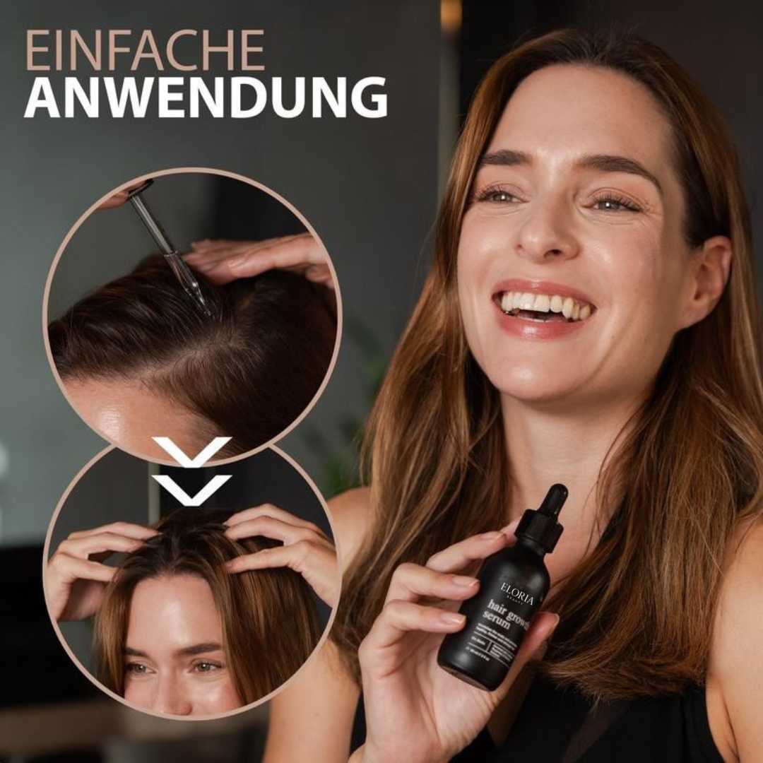 Hair growth serum - Haarserum mit 5% Biotin & Rosmarin-Ginseng-Extrakt für stärkeres Haar