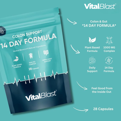 Colon & Gut Support | 14 Day Formula | Food Supplement