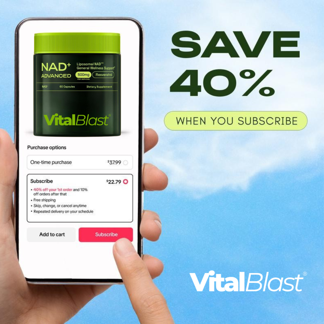 NAD+ Advanced - NAD+ Supplement for Energy & Healthy Aging - 500mg per Serving - 60 Count (30 Day Supply) - Previously known as Reus Research NR 900