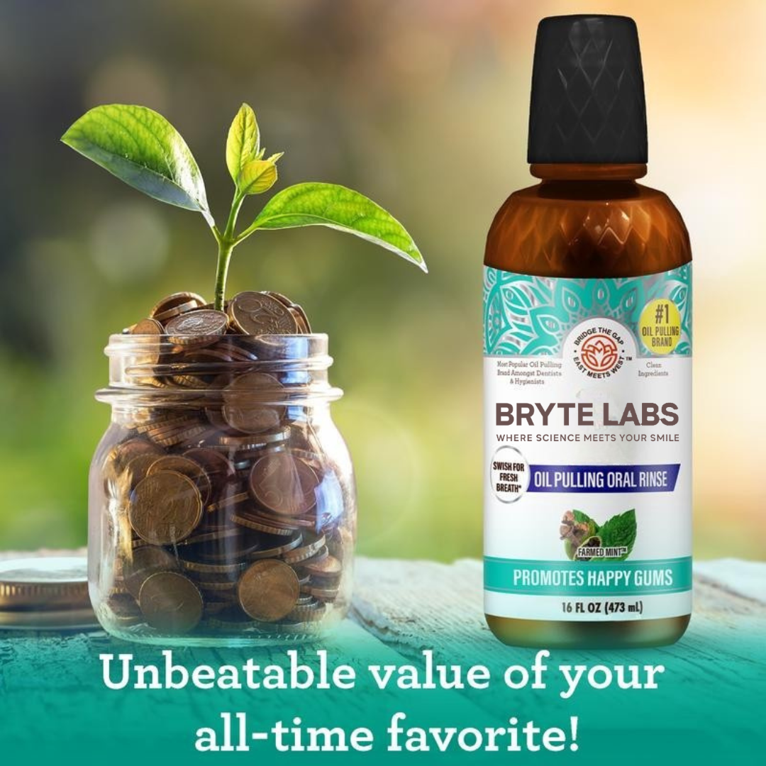 16oz Refill Bottle - Cocomint Pulling Oil with 7 Essential Oils & Vitamins D, E & K2