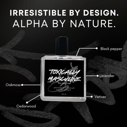Toxically Masculine Pheromone Infused Eau de Cologne