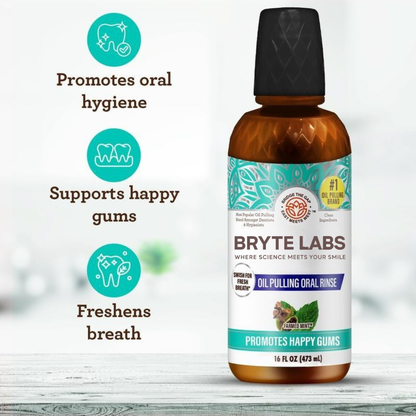 16oz Refill Bottle - Cocomint Pulling Oil with 7 Essential Oils & Vitamins D, E & K2