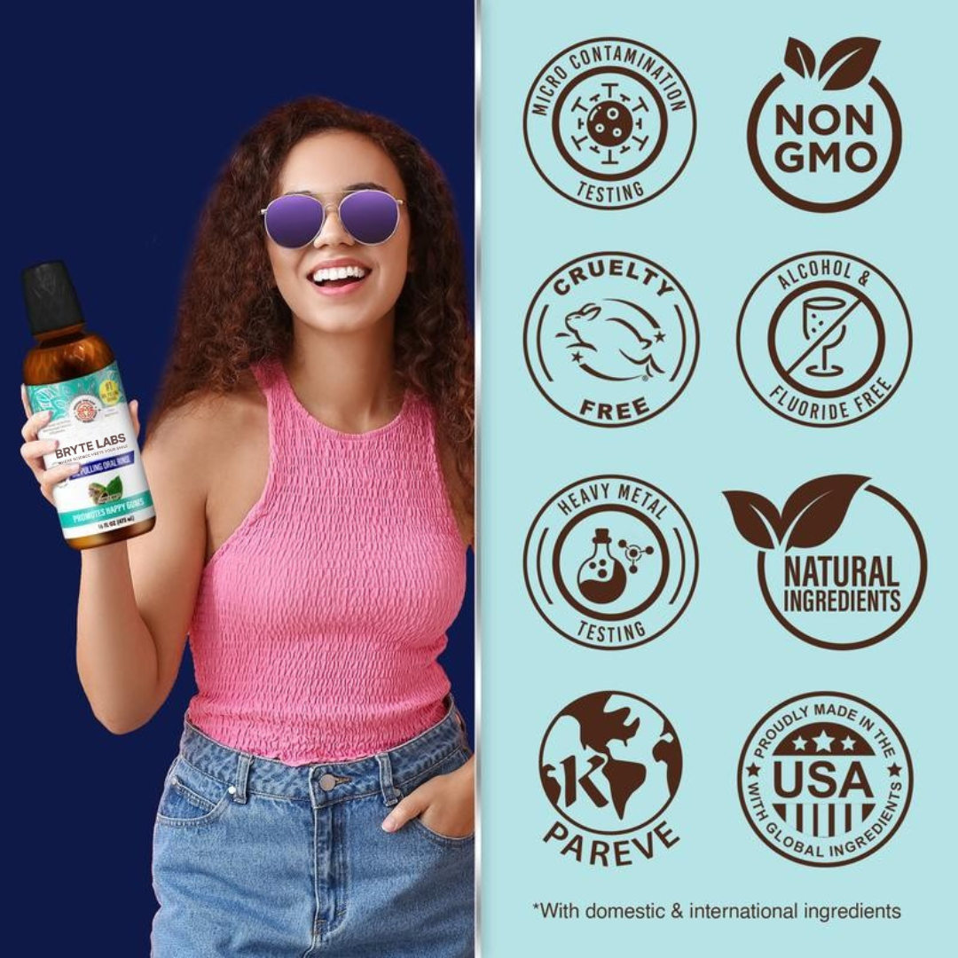 16oz Refill Bottle - Cocomint Pulling Oil with 7 Essential Oils & Vitamins D, E & K2