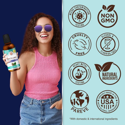 16oz Refill Bottle - Cocomint Pulling Oil with 7 Essential Oils & Vitamins D, E & K2