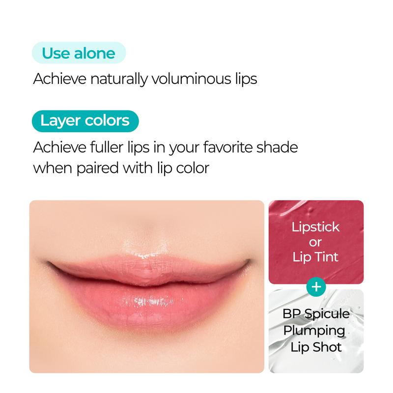 BP Spicule Plumping LIP Shot - Maxi | Lip Plumper Volumizing Non-Sticky Glossy Lip Plumper
