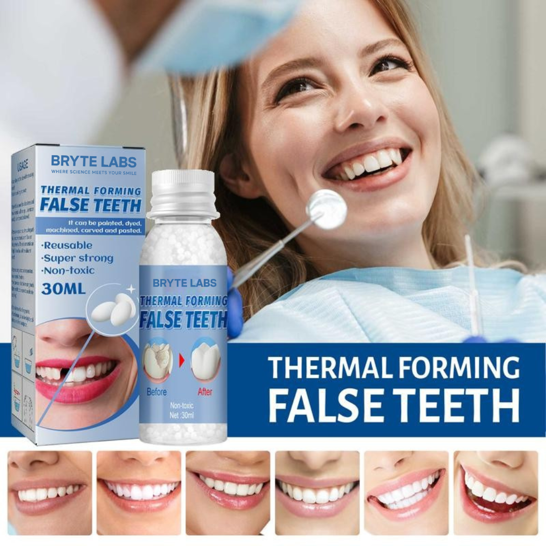 Moldable Dental Gel Dentures Temporary Fillings Cavities and Teeth Fillings Temporary Tooth Filling Denture Kit Oral false tooth fake