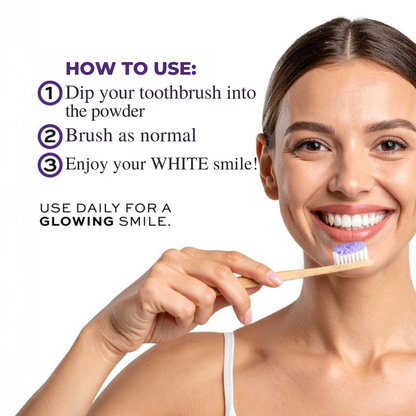 Purple Teeth Whitening Powder