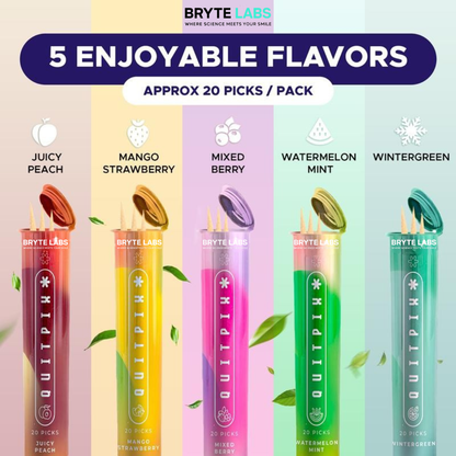 Help Quit Smoking Extra Thick Boosting Flavored Toothpicks with N-A-C & L-Theanine